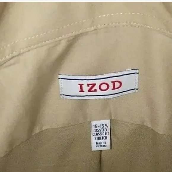 New! IZOD Classic Fit Dress Shirt Men. 15.5" Neck, 32/33 Arm - Picture 8 of 8